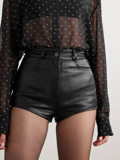 The Frankie Shop oen eather Shorts | Thumbnail 3 The Frankie Shop oen eather Shorts | Thumbnail 3