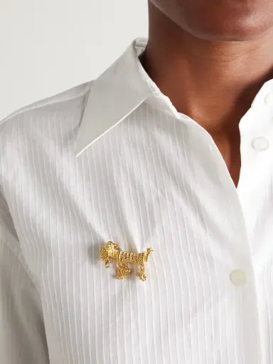 Loewe Sausage Dog Gold-tone Brooch | Thumbnail 2 Loewe Sausage Dog Gold-tone Brooch | Thumbnail 2