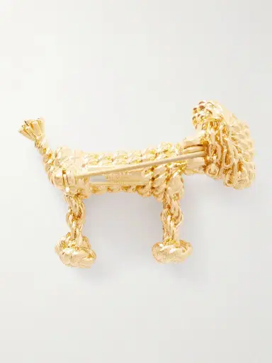 Loewe Sausage Dog Gold-tone Brooch | Thumbnail 3 Loewe Sausage Dog Gold-tone Brooch | Thumbnail 3