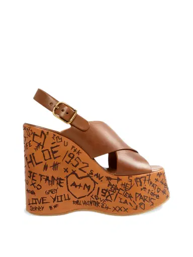 Chloé Maxime Platform Wedge | Thumbnail 1 Chloé Maxime Platform Wedge | Thumbnail 1