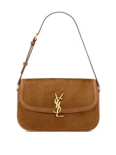 Saint Laurent Medium Suede Solferino Bag | Thumbnail 1 Saint Laurent Medium Suede Solferino Bag | Thumbnail 1