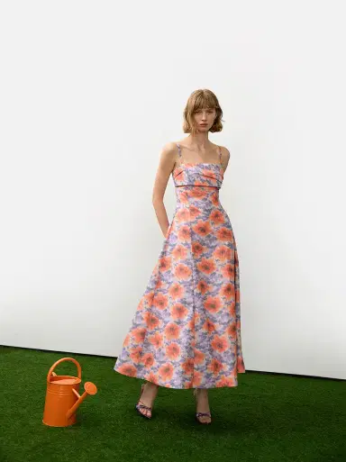 Delphine Meredith Midi Dress | Thumbnail 2 Delphine Meredith Midi Dress | Thumbnail 2