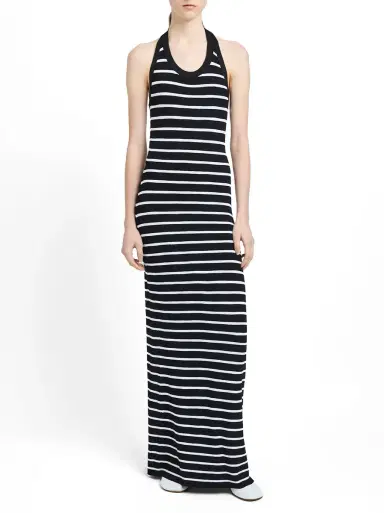 Proenza Schouler Meryl Halter Maxi Dress | Thumbnail 2 Proenza Schouler Meryl Halter Maxi Dress | Thumbnail 2