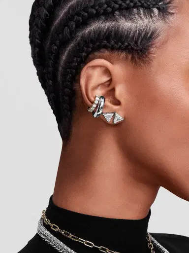 Beatriz Werebe Oversized White Gold Ear Cuff | Thumbnail 4 Beatriz Werebe Oversized White Gold Ear Cuff | Thumbnail 4