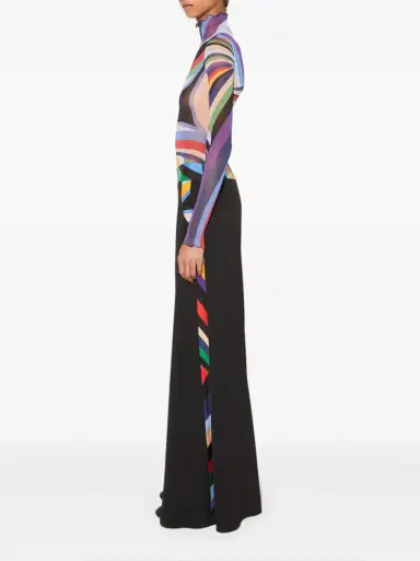 PUCCI Palazzo Trousers with Iride Trim | Thumbnail 3 PUCCI Palazzo Trousers with Iride Trim | Thumbnail 3