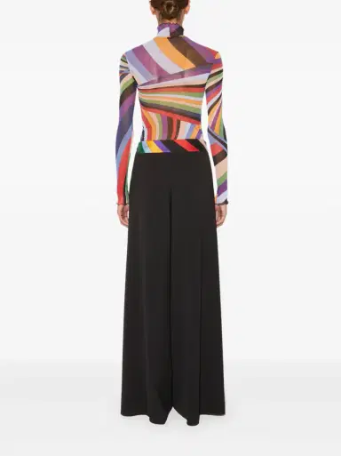 PUCCI Palazzo Trousers with Iride Trim | Thumbnail 4 PUCCI Palazzo Trousers with Iride Trim | Thumbnail 4