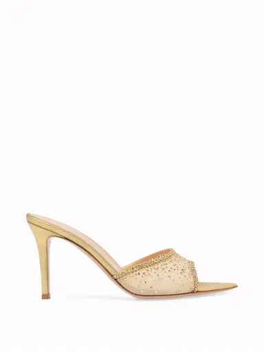 Gianvito Rossi Rania Embellished Mules | Thumbnail 1 Gianvito Rossi Rania Embellished Mules | Thumbnail 1