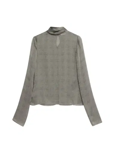 Saint Laurent Sheer Plaid Blouse | Thumbnail 1 Saint Laurent Sheer Plaid Blouse | Thumbnail 1