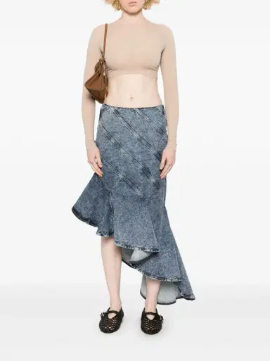 Alaïa Spiral Denim Skirt | Thumbnail 2 Alaïa Spiral Denim Skirt | Thumbnail 2