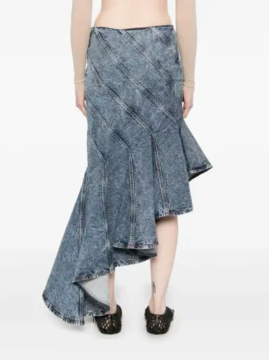 Alaïa Spiral Denim Skirt | Thumbnail 3 Alaïa Spiral Denim Skirt | Thumbnail 3