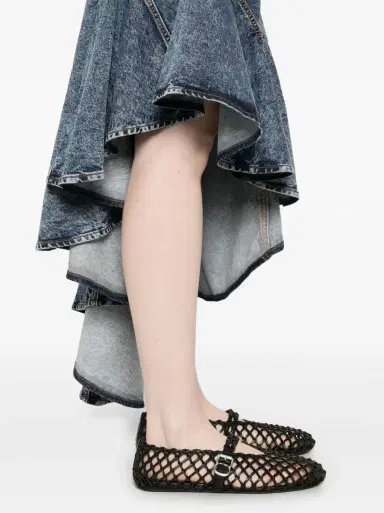 Alaïa Spiral Denim Skirt | Thumbnail 5 Alaïa Spiral Denim Skirt | Thumbnail 5