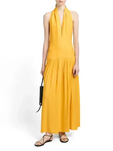 Proenza Schouler Tala Halter Maxi Dress | Thumbnail 2 Proenza Schouler Tala Halter Maxi Dress | Thumbnail 2