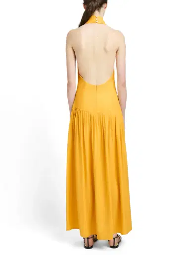 Proenza Schouler Tala Halter Maxi Dress | Thumbnail 4 Proenza Schouler Tala Halter Maxi Dress | Thumbnail 4