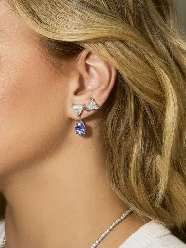 Beatriz Werebe Tanzanite Earring Jacket | Thumbnail 3 Beatriz Werebe Tanzanite Earring Jacket | Thumbnail 3