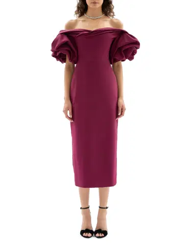 Delphine Tess Midi Dress | Thumbnail 3 Delphine Tess Midi Dress | Thumbnail 3