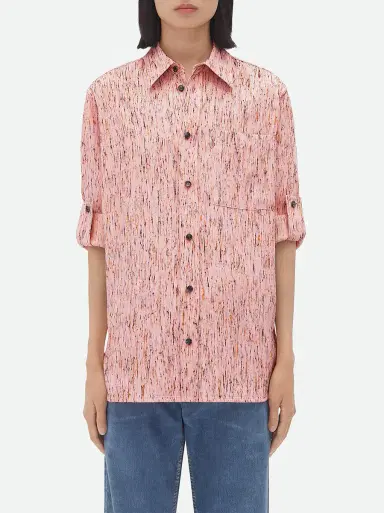 Bottega Veneta Textured Button-Up Shirt | Thumbnail 3 Bottega Veneta Textured Button-Up Shirt | Thumbnail 3