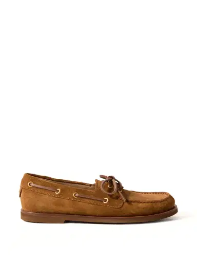 Gianvito Rossi Vandée Suede Boat Shoes | Thumbnail 1 Gianvito Rossi Vandée Suede Boat Shoes | Thumbnail 1