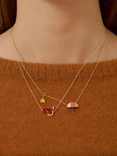 Aliita Yellow Sombrilla Paleta Necklace | Thumbnail 2 Aliita Yellow Sombrilla Paleta Necklace | Thumbnail 2