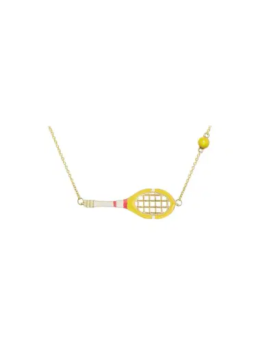Aliita Yellow Tennis Pelota Necklace | Thumbnail 1 Aliita Yellow Tennis Pelota Necklace | Thumbnail 1