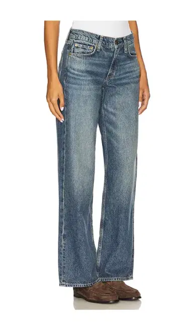 Rag & Bone Cam Low Rise Relaxed Straight Jeans | Thumbnail 2 Rag & Bone Cam Low Rise Relaxed Straight Jeans | Thumbnail 2