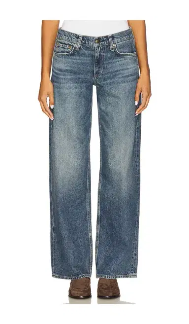 Rag & Bone Cam Low Rise Relaxed Straight Jeans | Thumbnail 1 Rag & Bone Cam Low Rise Relaxed Straight Jeans | Thumbnail 1