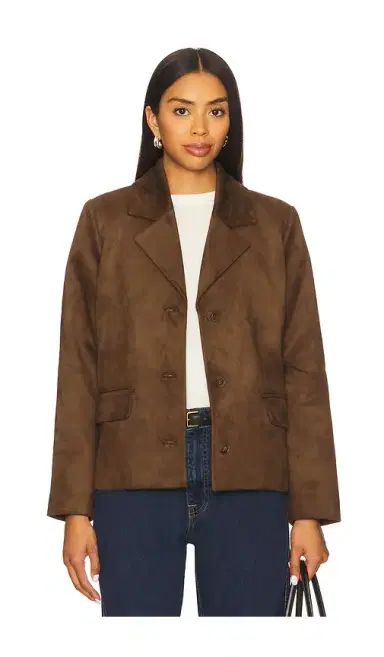Tularosa Evi Faux Suede Jacket | Thumbnail 1 Tularosa Evi Faux Suede Jacket | Thumbnail 1