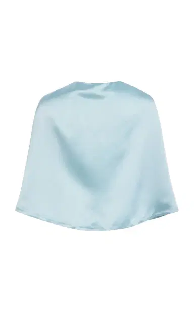 By Malene Birger Pinlos Draped Satin Cape | Thumbnail 5 By Malene Birger Pinlos Draped Satin Cape | Thumbnail 5