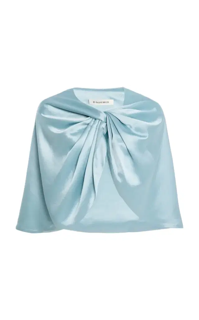 Pinlos Draped Satin Cape Pinlos Draped Satin Cape