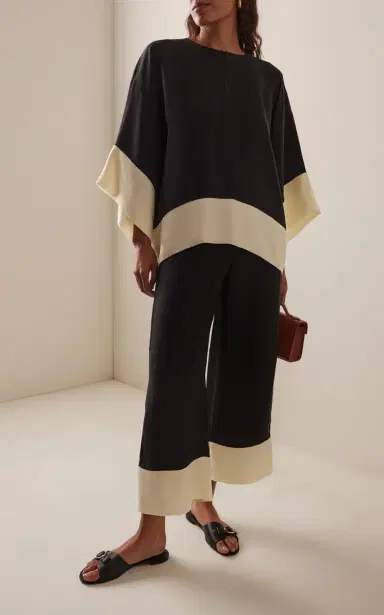 By Malene Birger Cicie Crepe Tunic Top | Thumbnail 3 By Malene Birger Cicie Crepe Tunic Top | Thumbnail 3