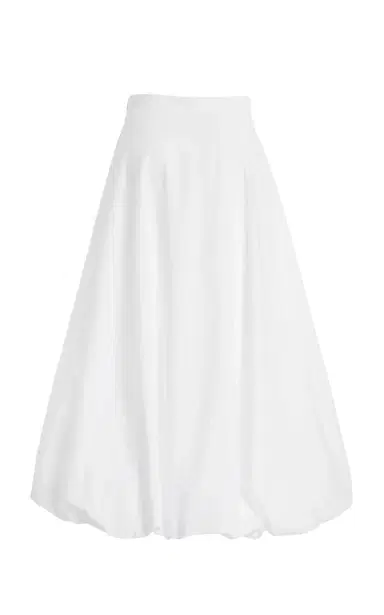 By Malene Birger Aubrey Bubble-Hem Cotton Maxi Skirt | Thumbnail 5 By Malene Birger Aubrey Bubble-Hem Cotton Maxi Skirt | Thumbnail 5
