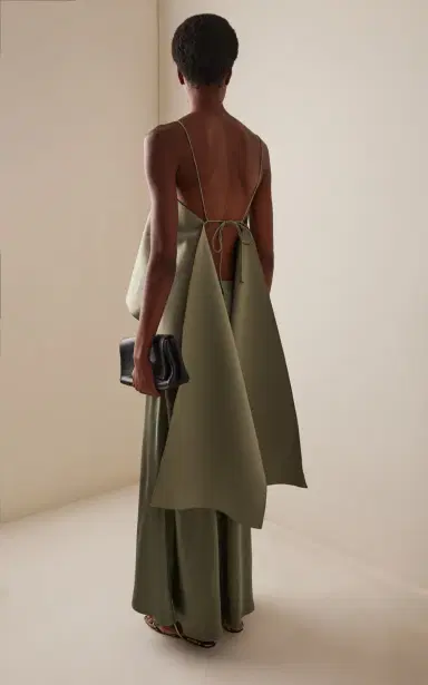 By Malene Birger Trinola Train-Detailed Sateen Top | Thumbnail 4 By Malene Birger Trinola Train-Detailed Sateen Top | Thumbnail 4