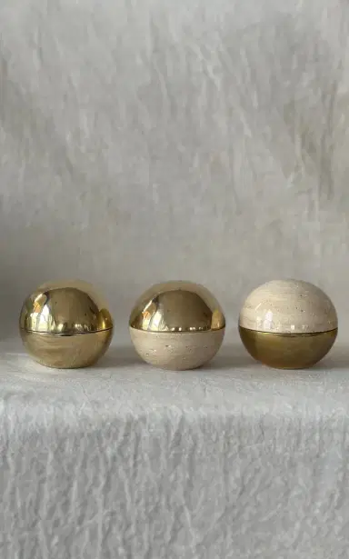 Anastasio Home Small Dot Box - Gold | Thumbnail 9 Anastasio Home Small Dot Box - Gold | Thumbnail 9