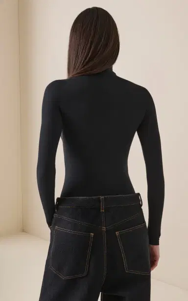 Alaïa Second-Skin Jersey Bodysuit | Thumbnail 4 Alaïa Second-Skin Jersey Bodysuit | Thumbnail 4