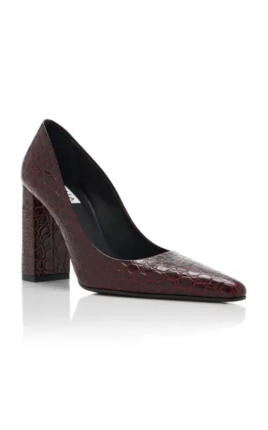 Alaïa Croc-Effect Leather Pumps | Thumbnail 3 Alaïa Croc-Effect Leather Pumps | Thumbnail 3