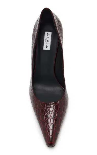 Alaïa Croc-Effect Leather Pumps | Thumbnail 4 Alaïa Croc-Effect Leather Pumps | Thumbnail 4
