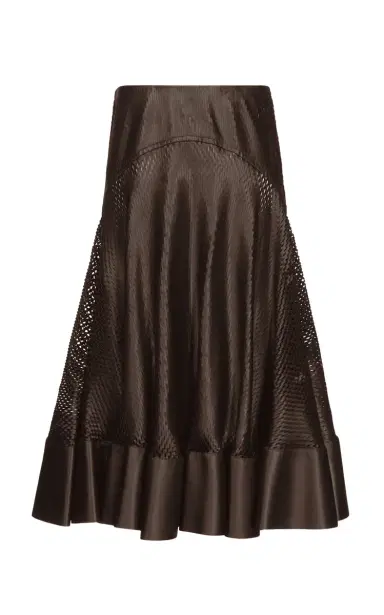 Alaïa Laser-Cut Leather Mini Skirt | Thumbnail 5 Alaïa Laser-Cut Leather Mini Skirt | Thumbnail 5