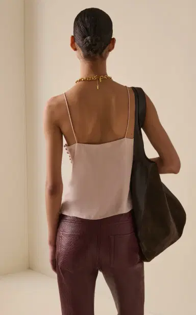 Chloé Lace-Trimmed Silk Satin Lingerie Top | Thumbnail 6 Chloé Lace-Trimmed Silk Satin Lingerie Top | Thumbnail 6