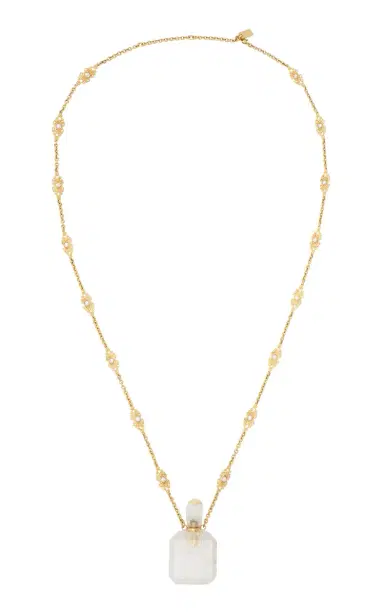 Chloé Chloe Elixir Brass Crystal And Resin Necklace | Thumbnail 1 Chloé Chloe Elixir Brass Crystal And Resin Necklace | Thumbnail 1