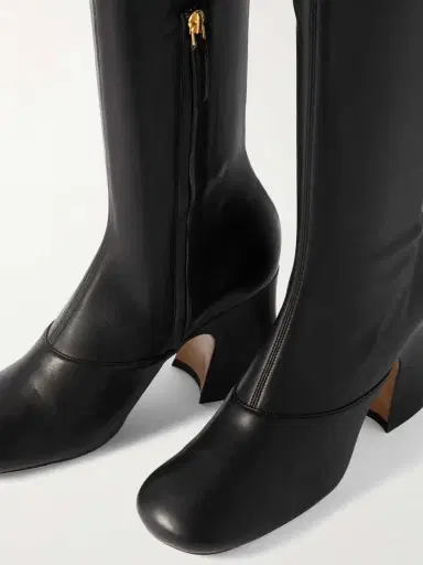 Chloé Janis Leather Knee Boots | Thumbnail 4 Chloé Janis Leather Knee Boots | Thumbnail 4