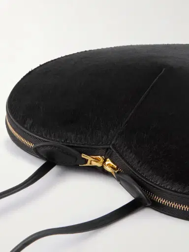 Alaïa Le Coeur Leather-trimmed Calf Hair Shoulder Bag | Thumbnail 4 Alaïa Le Coeur Leather-trimmed Calf Hair Shoulder Bag | Thumbnail 4