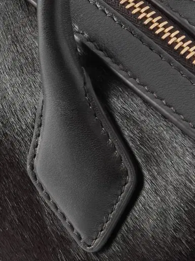 Alaïa Le Teckel Leather-trimmed Calf Hair Clutch | Thumbnail 4 Alaïa Le Teckel Leather-trimmed Calf Hair Clutch | Thumbnail 4