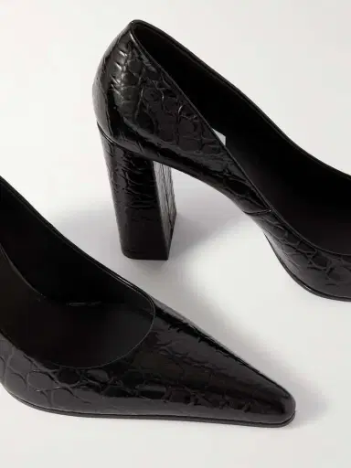 Alaïa 90 Croc-effect Leather Pumps | Thumbnail 4 Alaïa 90 Croc-effect Leather Pumps | Thumbnail 4