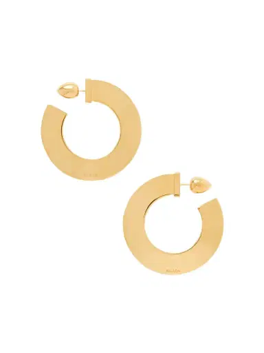 Alaïa tone Hoop Earrings | Thumbnail 1 Alaïa tone Hoop Earrings | Thumbnail 1