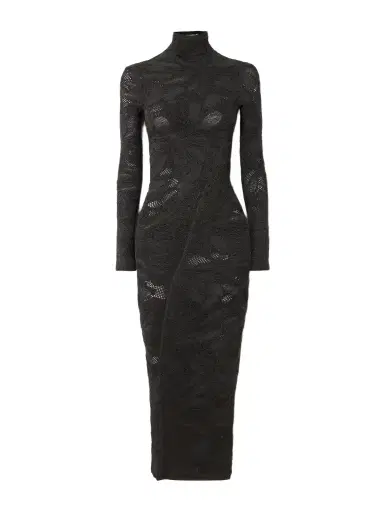Alaïa Silk-blend Jacquard-knit Midi Dress | Thumbnail 1 Alaïa Silk-blend Jacquard-knit Midi Dress | Thumbnail 1