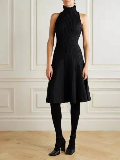Alaïa Ribbed-knit Turtleneck Dress | Thumbnail 2 Alaïa Ribbed-knit Turtleneck Dress | Thumbnail 2