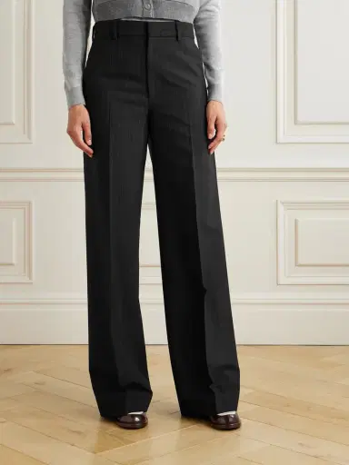 Gucci Pinstriped Wool-twill Wide-leg Pants | Thumbnail 3 Gucci Pinstriped Wool-twill Wide-leg Pants | Thumbnail 3