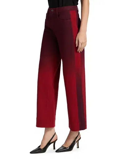 Cinq à Sept Women's Betsy Ombré Flared Jeans - Rosewood Pickled Beet | Thumbnail 4 Cinq à Sept Women's Betsy Ombré Flared Jeans - Rosewood Pickled Beet | Thumbnail 4
