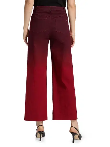 Cinq à Sept Women's Betsy Ombré Flared Jeans - Rosewood Pickled Beet | Thumbnail 5 Cinq à Sept Women's Betsy Ombré Flared Jeans - Rosewood Pickled Beet | Thumbnail 5