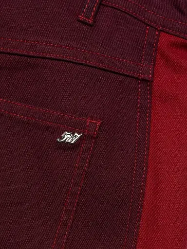 Cinq à Sept Women's Betsy Ombré Flared Jeans - Rosewood Pickled Beet | Thumbnail 7 Cinq à Sept Women's Betsy Ombré Flared Jeans - Rosewood Pickled Beet | Thumbnail 7