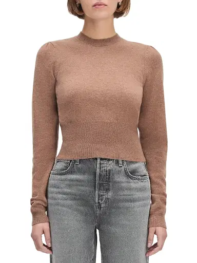 Favorite Daughter Women's The Elena Cashmere Crewneck Sweater | Thumbnail 4 Favorite Daughter Women's The Elena Cashmere Crewneck Sweater | Thumbnail 4